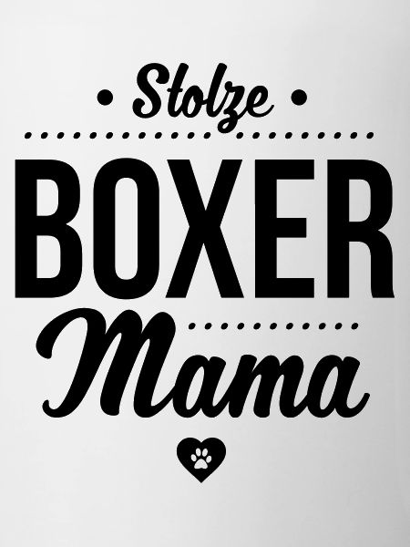 Proud Boxer Mama Heart