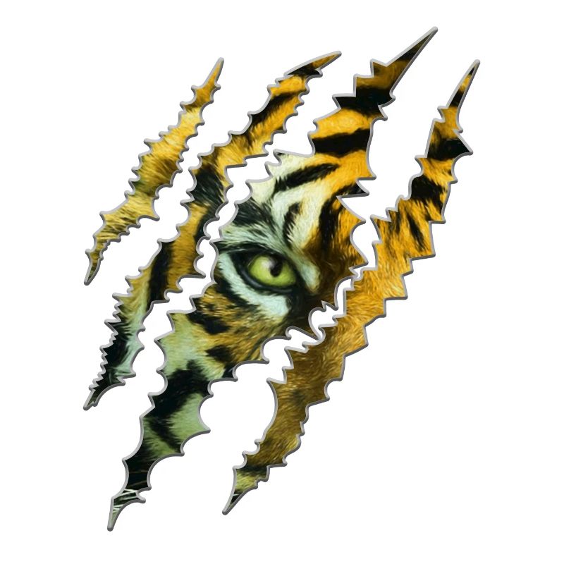 Tiger eye claw cat cat predator