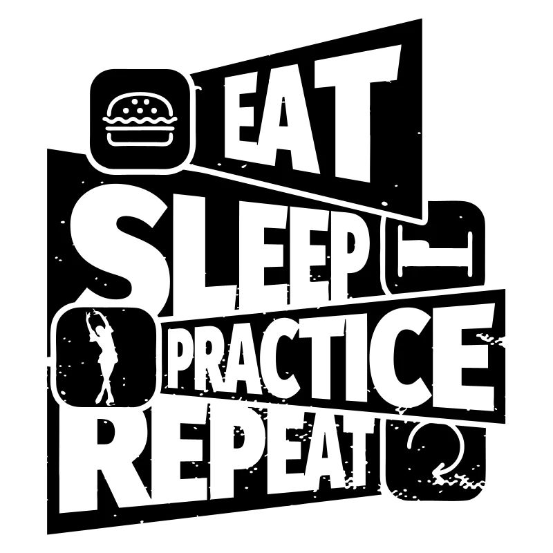Eiskunstlauf lustiger Spruch: Eat, Figure skating