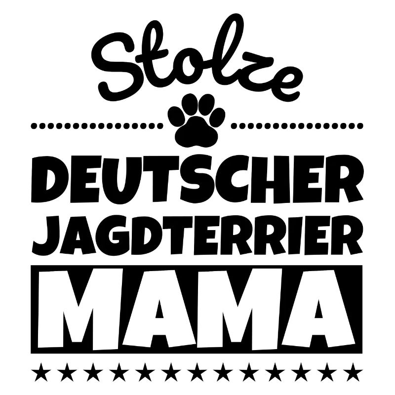 Stolze Deutscher Jagdterrier Mama