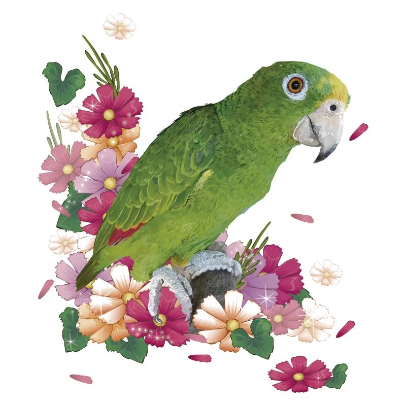 Le perroquet royal amazonien