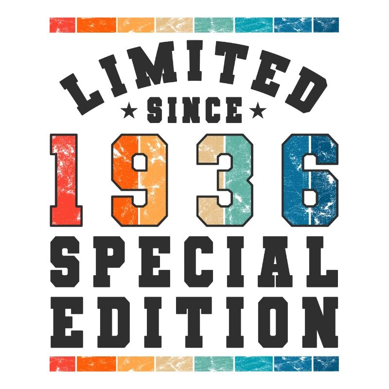Limited Edition since 1936 Geburtstag Geschenk
