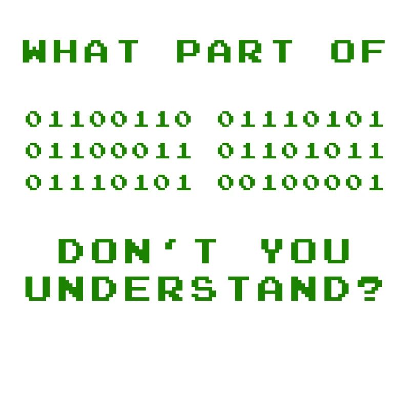 WHAT PART DO NOT YOU UNDERSTAND?