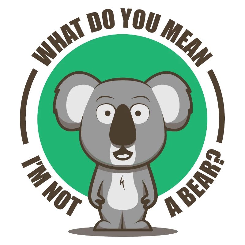 Koalabär ours koala bébé cadeau de dire drôle