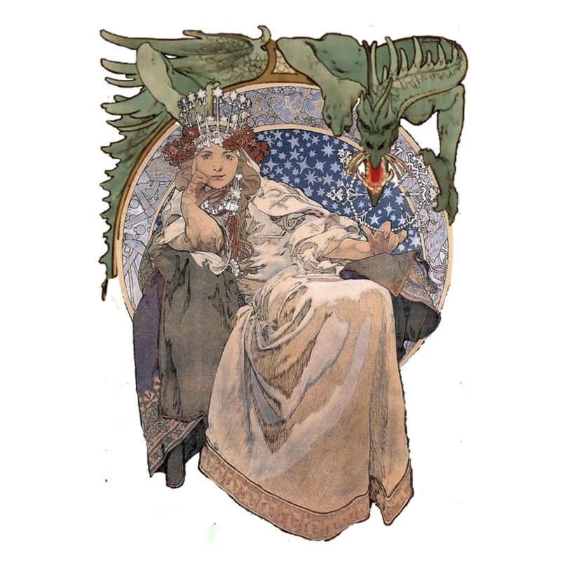 Jacinthe Princcessa avec dragon