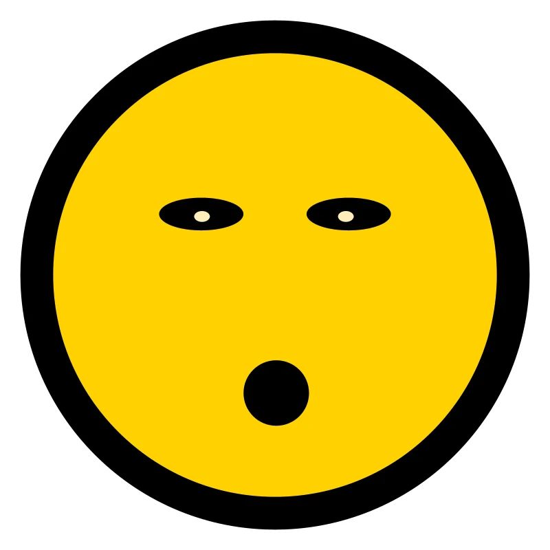 Émoticône sans énergie - Symbole d’image - Visage de ligne