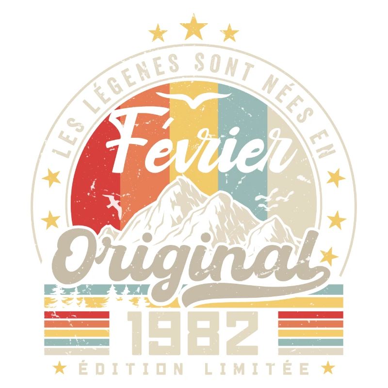 Février 1982 Cadeau 42e Anniversaire Février 1982