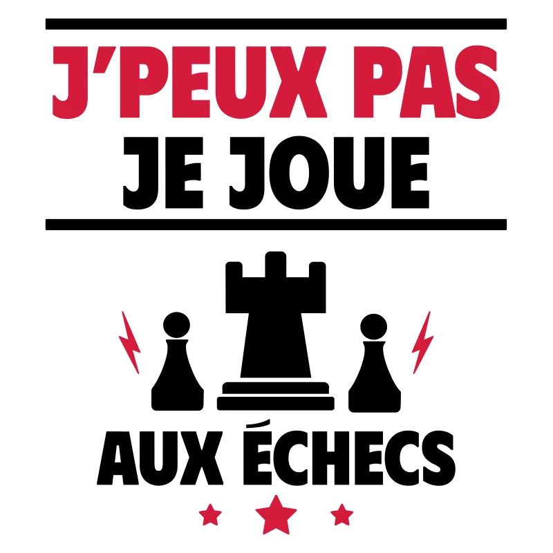 Je joue aux échecs