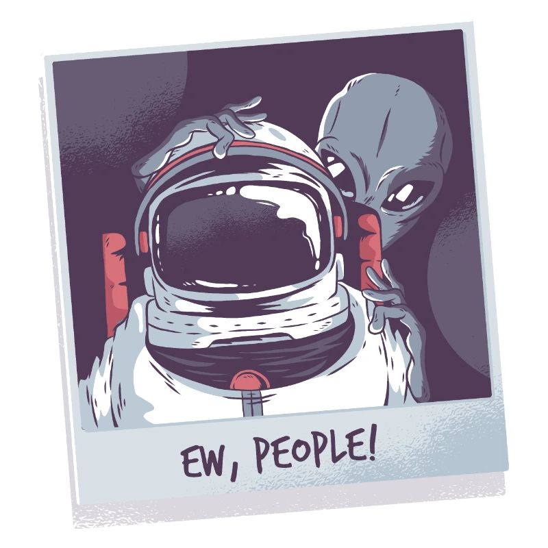 Aliens und Astronaut