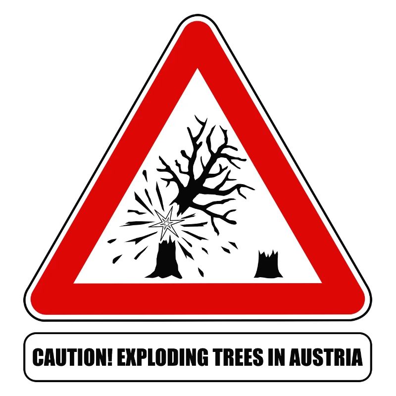 exploding trees,  exploding trees Austria