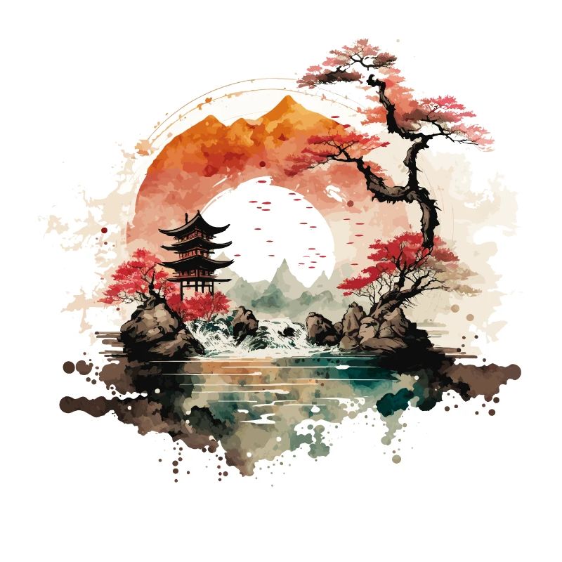 Paysage japonais
