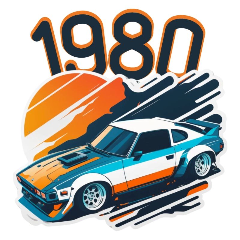 1980 Japanischer Auto-Oldtimer-Stil