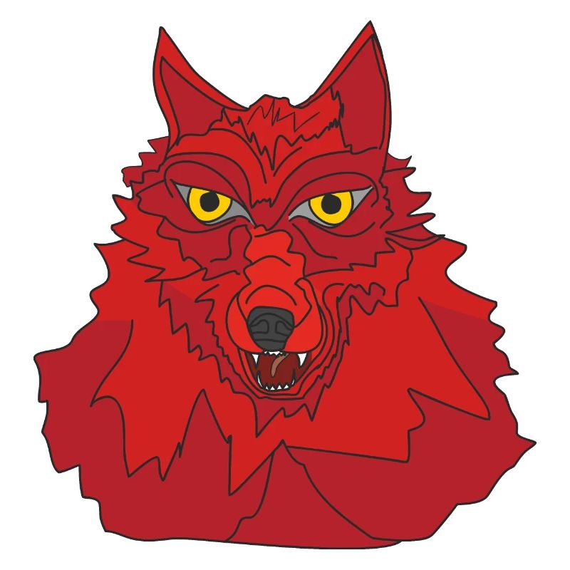Loup rouge