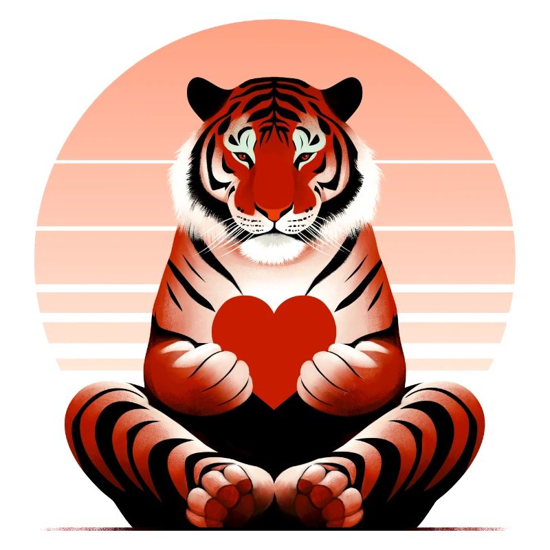 Tiger mit Herz