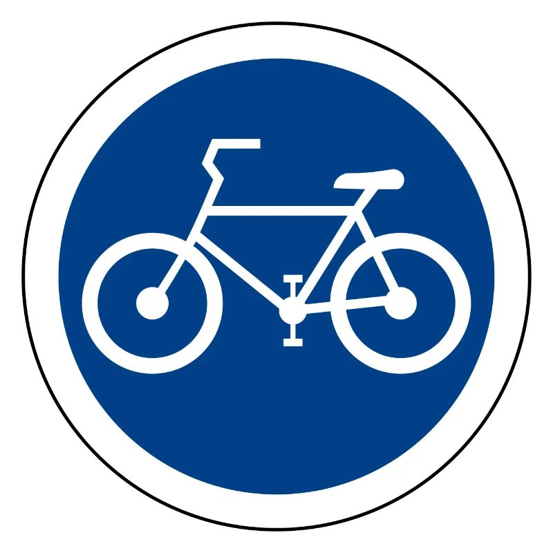 Panneau routier piste cyclable