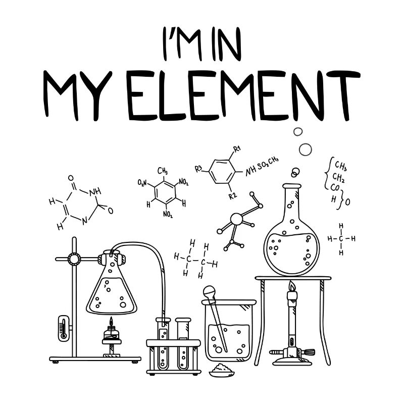 Elemente Chemie Labor Kolben Geschenk