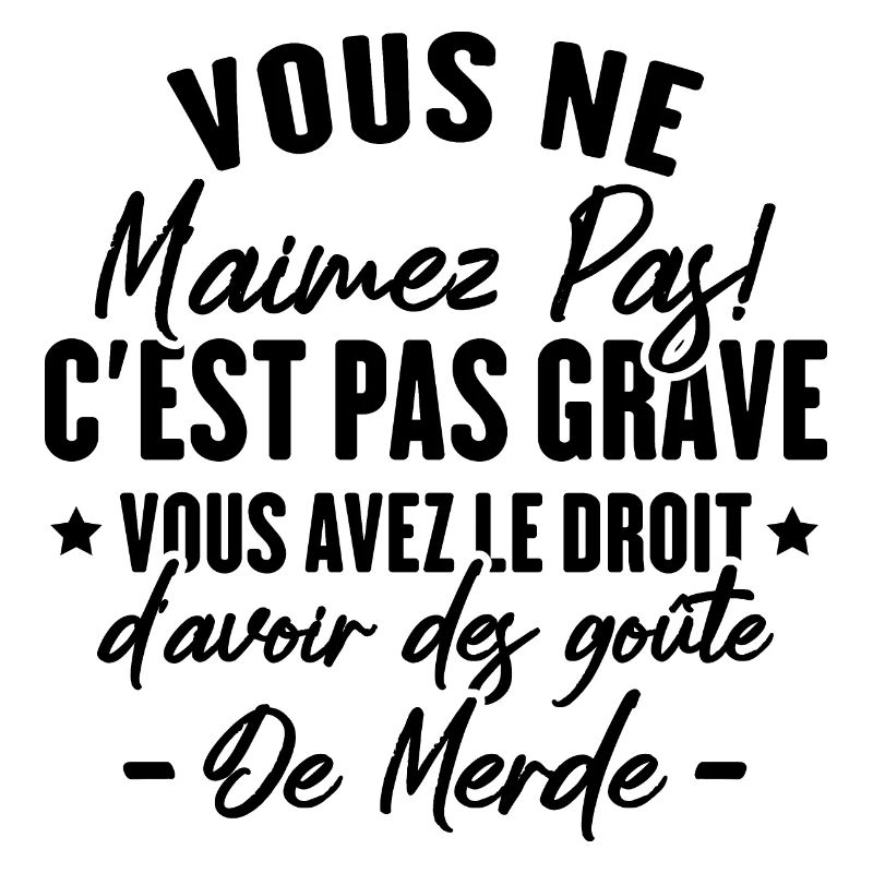 Vous ne m'aimez