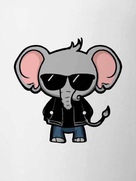 Elephant punk kawai