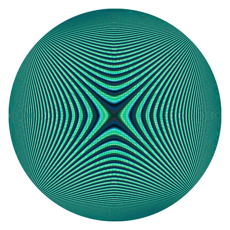 Kreis mit optischer Illusion