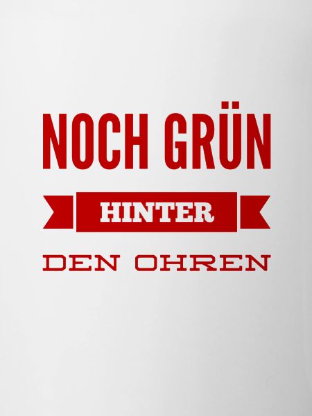 grün hinter den Ohren