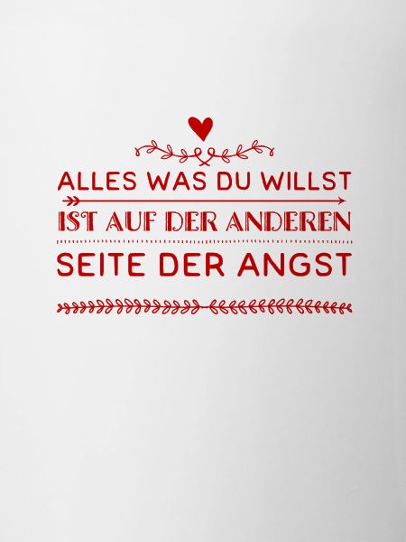 die Angst ist der Weg