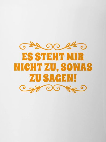 ich bin bescheiden