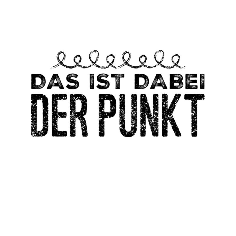 ich mache einen Punkt