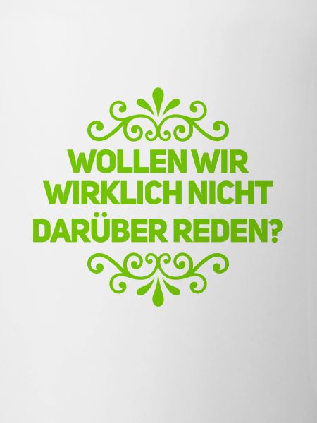 wer will reden?