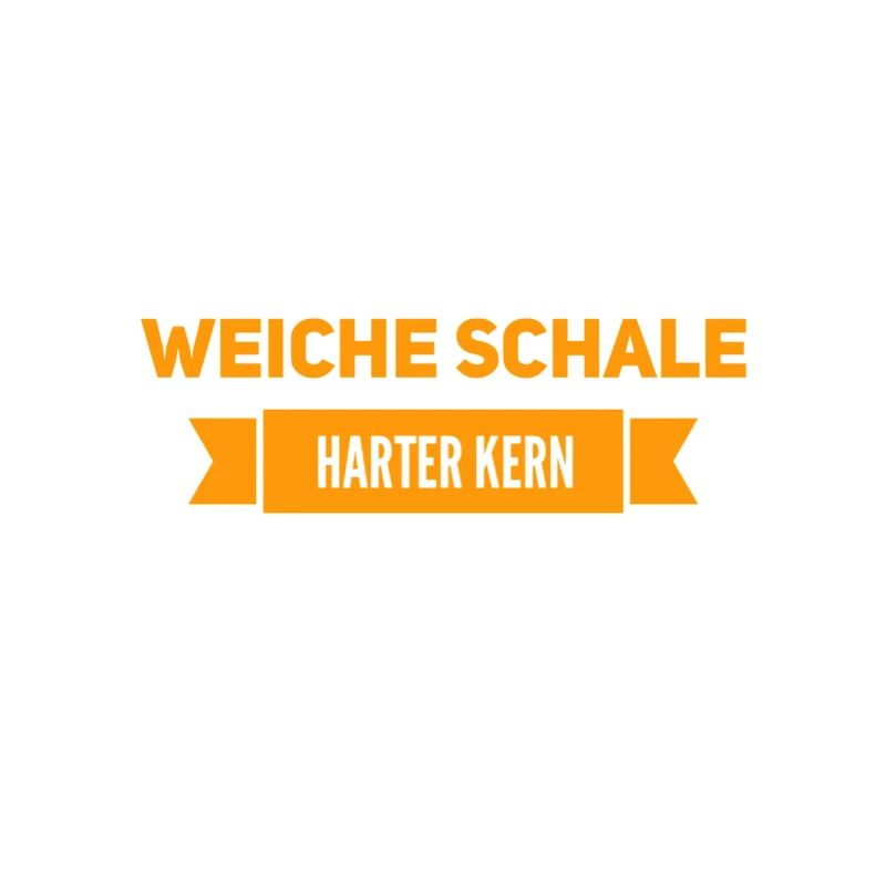 weiche Schale, harter Kern