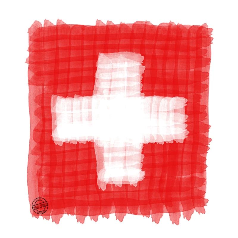 Sveits, flagg, sveitsisk flagg