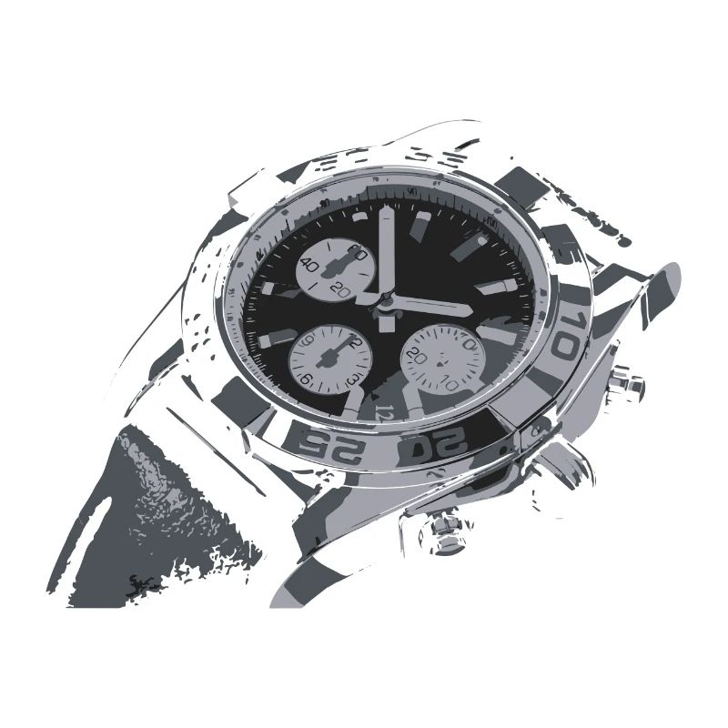 Horloge à dessin créative