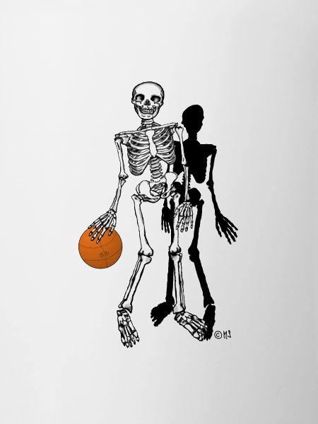 skeleton basketball