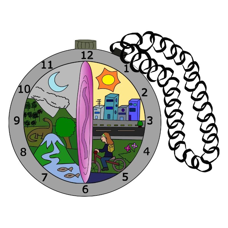 Zeitreise Uhr