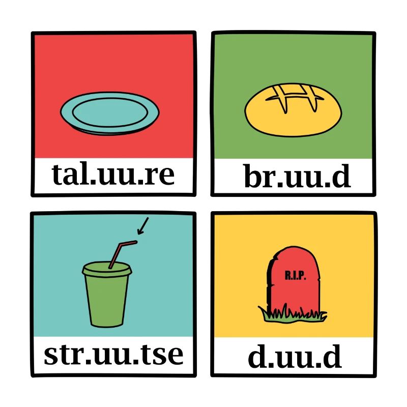 Lesebrett taluure bruud struud duud