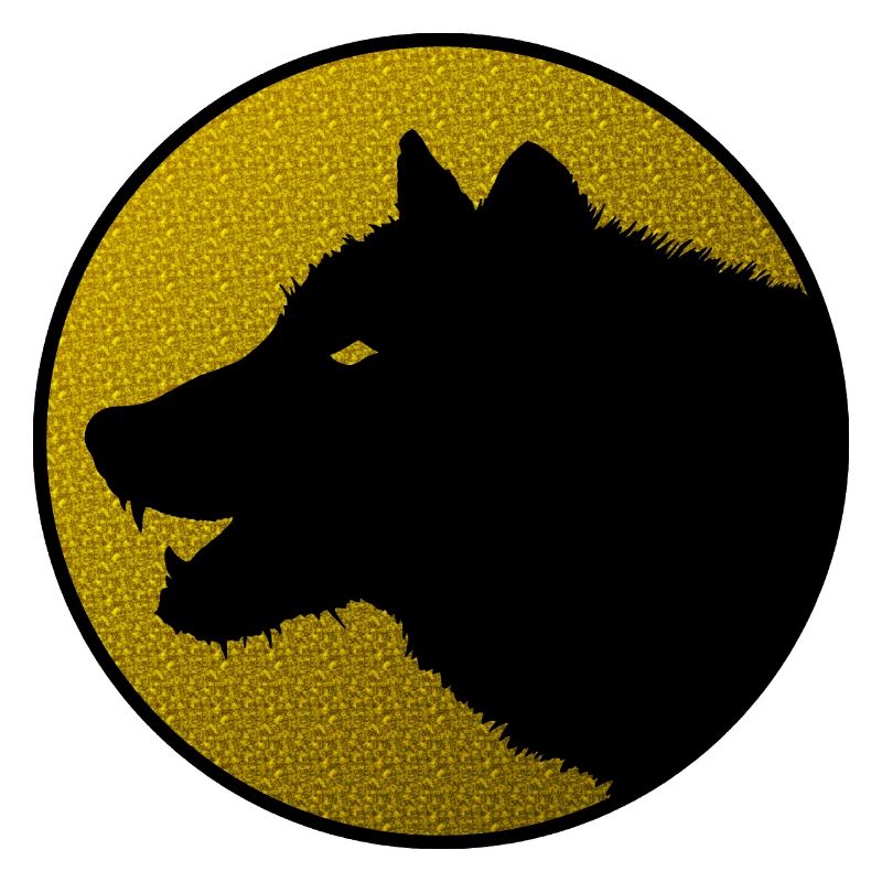 Lone wolf logo on color