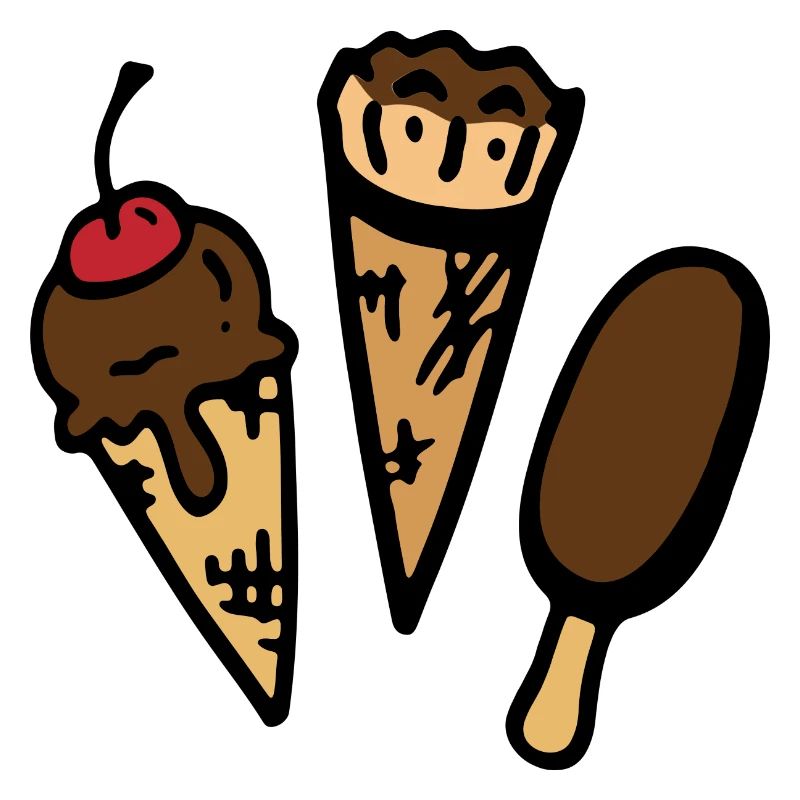 Glace / glace / chocolat