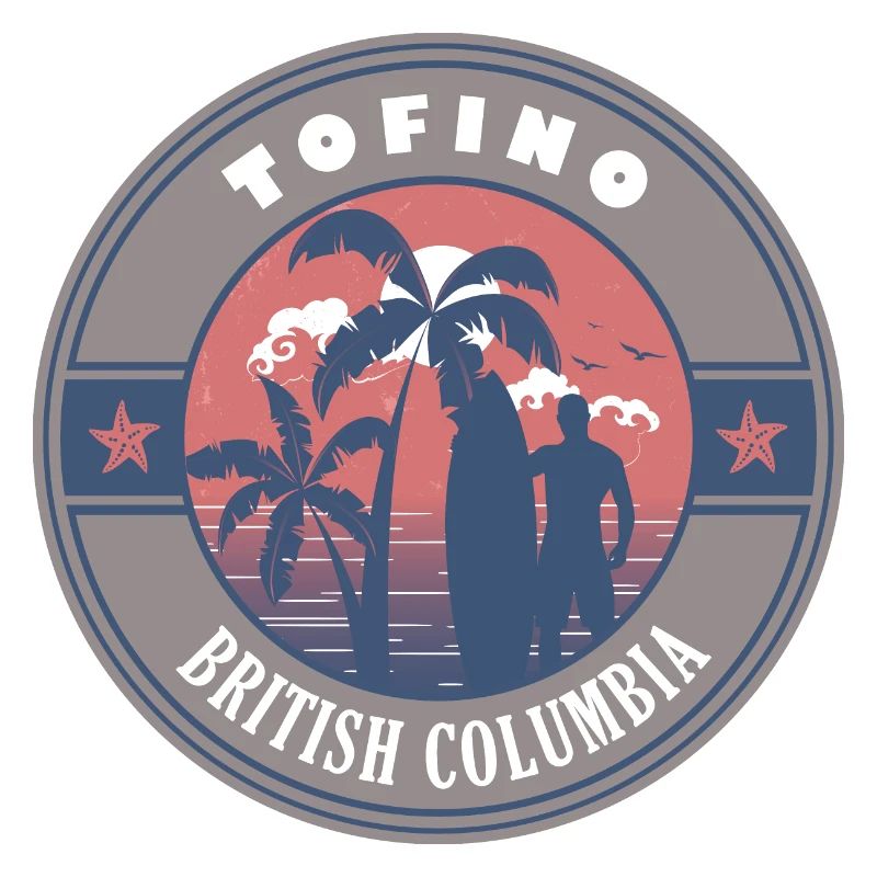 Tofino British Columbia Canada Summer Surf Design
