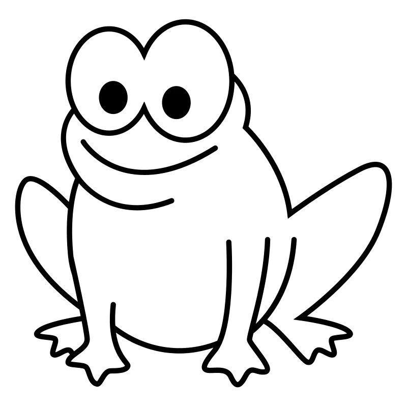 Frosch Comic Tier