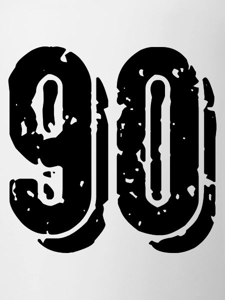 90 number jersey