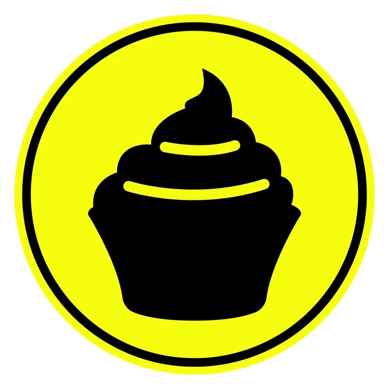 Icône Muffin Silhouette