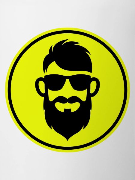 Face beard symbol