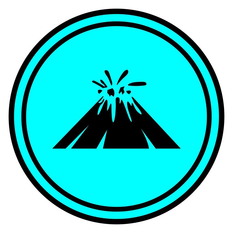 Icône de volcan