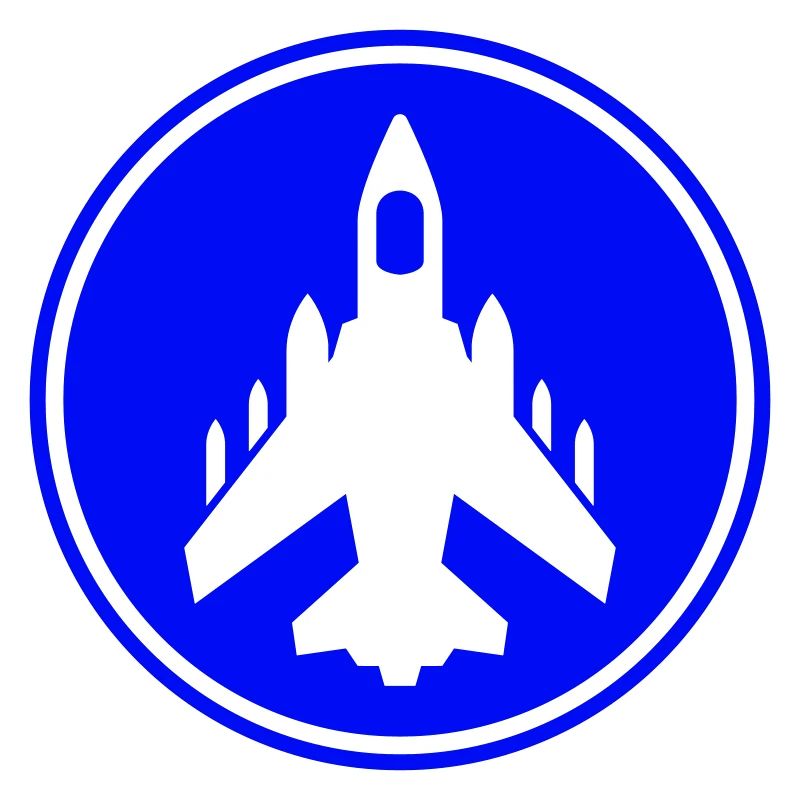 Airplane jet symbol
