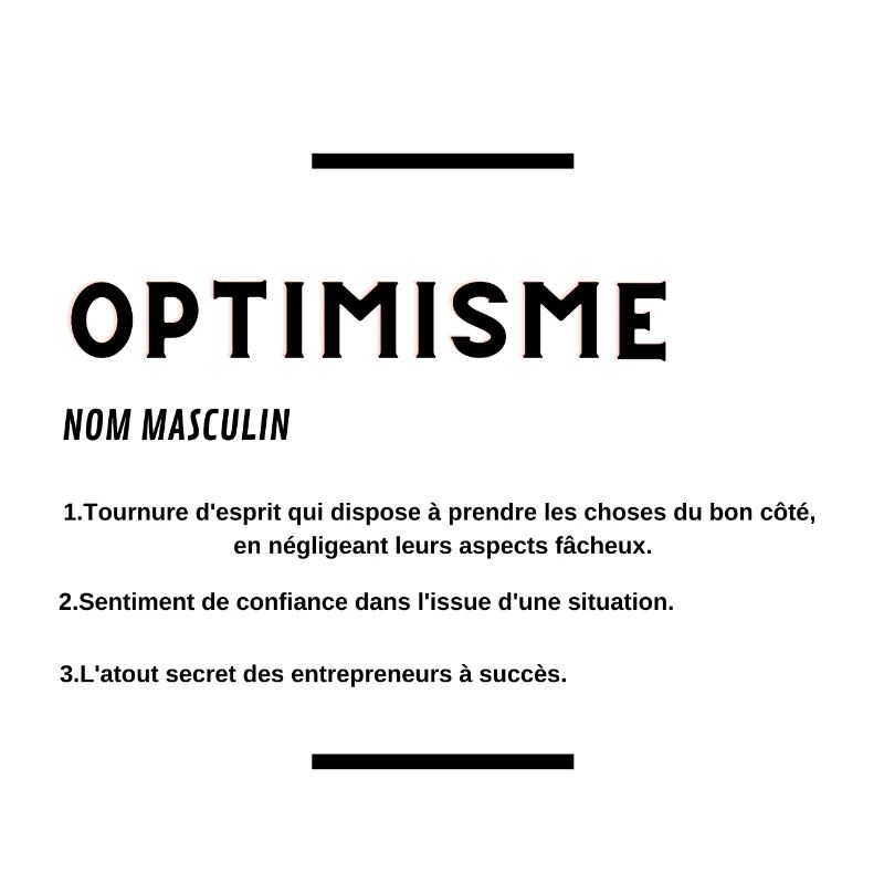 optimisme définition