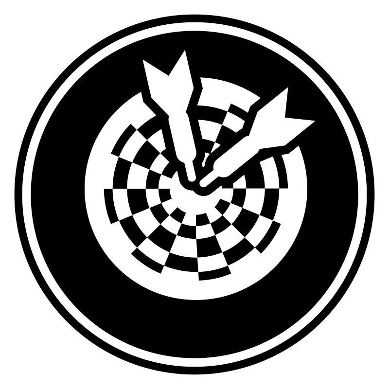 Fléchettes 180 Symbole