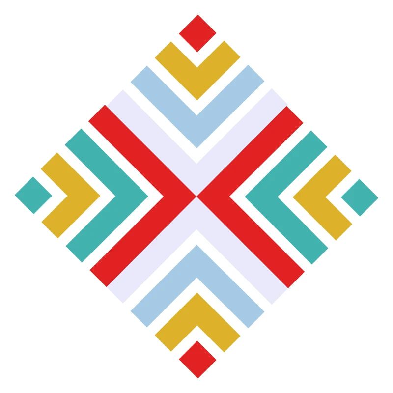 Folk geometric pattern