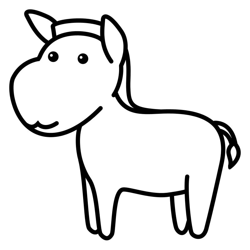 Âne Bande dessinée Animal