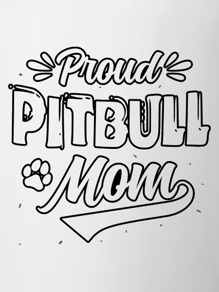 Maman Pitbull fière