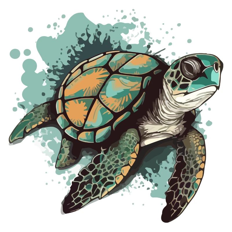 The sea turtle