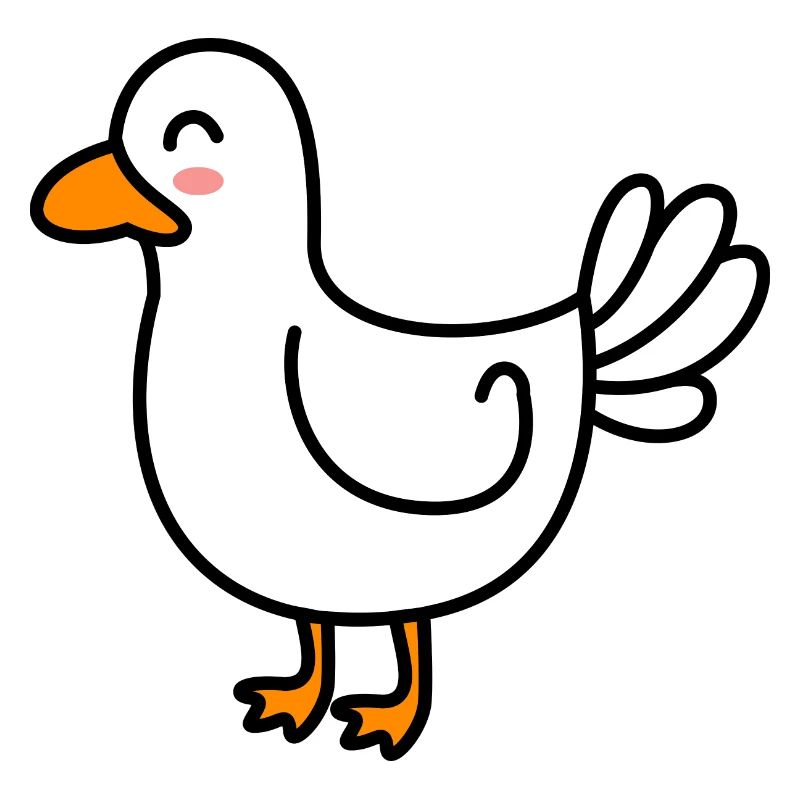 Goose Comic Animal
